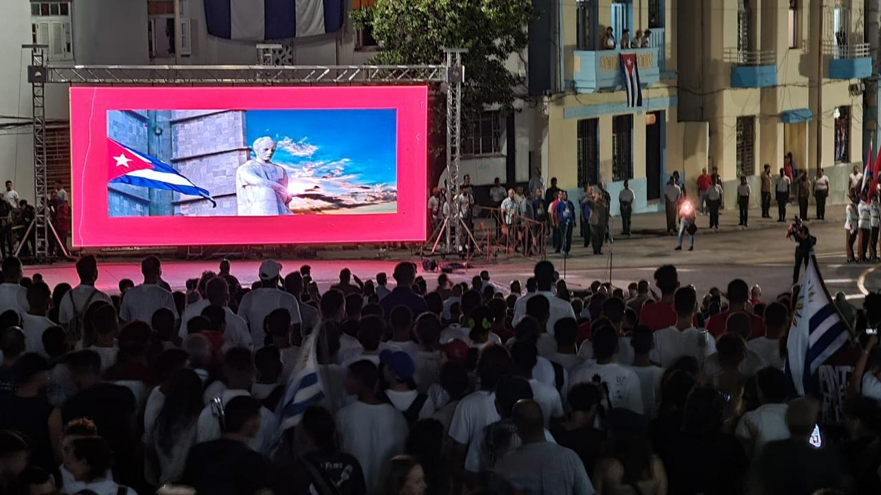 Marcha de las antorchas.