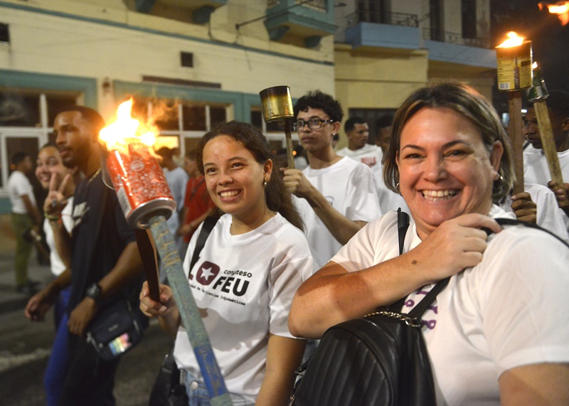 Marcha de las antorchas.