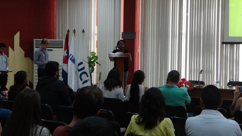 La Presidenta del Clame, Dra.C. Olga Lidia Pérez pronunció las palabras centrales del evento. 