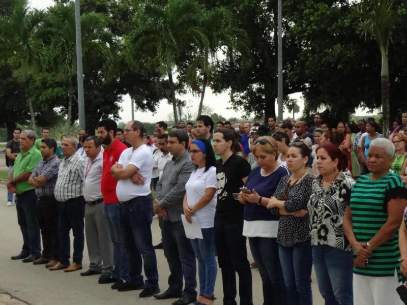 Acto de homenaje a Ernesto Che Guevara y Antonio Maceo Grajales.