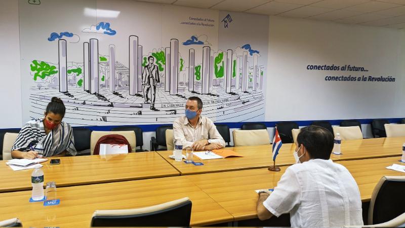 Embajador de Bélgica en Cuba visita la UCI