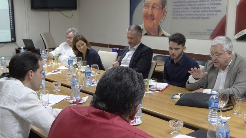 Directivos de la UCI junto a la delgación de Bélgica reafirmaron el compromiso de seguir trabajando por el desarrollo de las dos naciones. 