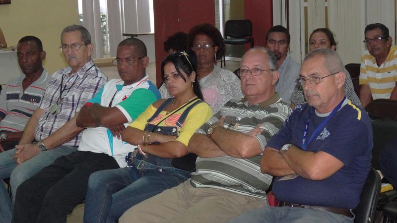 Auditorio durante la presentación del libro “Fidel en la tradición estudiantil universitaria”. 