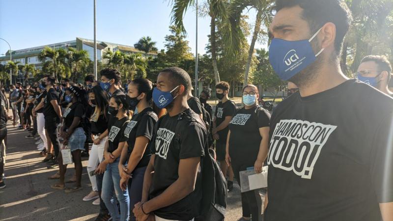 Los delegados del activo de la UJC participaron en el acto del inicio de la nueva gesta independentista en Cuba.