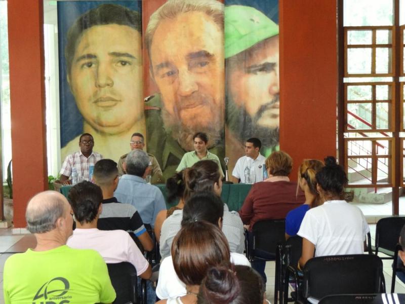 Presentación en la UCI del libro “La Habana, capital épica de la Revolución Cubana”.