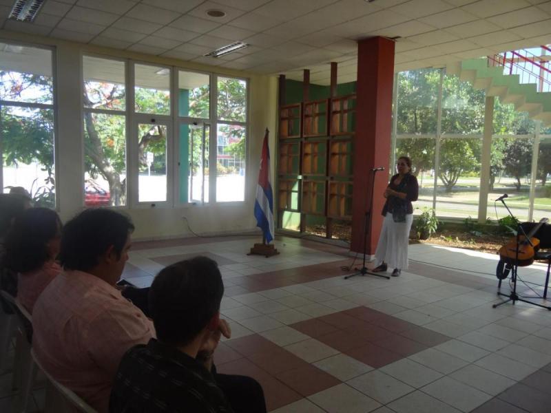 Intervención de la Dra. Berta Pichs Herrera, de la Universidad de La Habana.