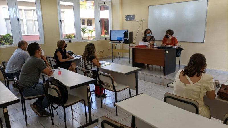 Tras la presentación del informe se procedió al trabajo en comisiones.