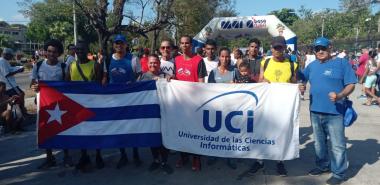 El Proyecto Andarines UCI participó en la edición 39 de la carrera Marabana. Foto: Cortesía del Proyecto Andarines UCI