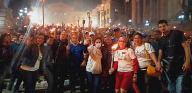 Marcha de las Antorchas. Foto: Osmel Batista Tamarit