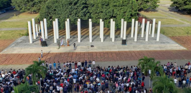 El homenaje a Mella y el desagravio a Martí, devino en acto de reafirmación revolucionaria en la comunidad de la UCI.