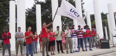 Abanderamiento a la delegación de la UCI que participará en la XIII Universiada Nacional del Deporte.