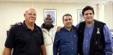 El equipo de Mundo Latino durante su entrevista con el Rector de la Universidad de las Ciencias Informáticas (UCI).